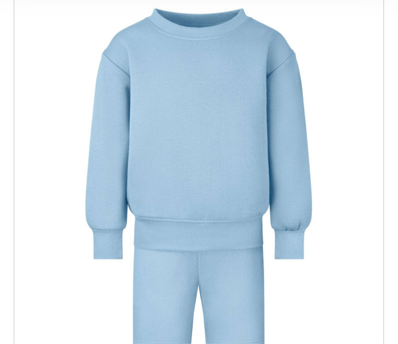Boys jumper short set