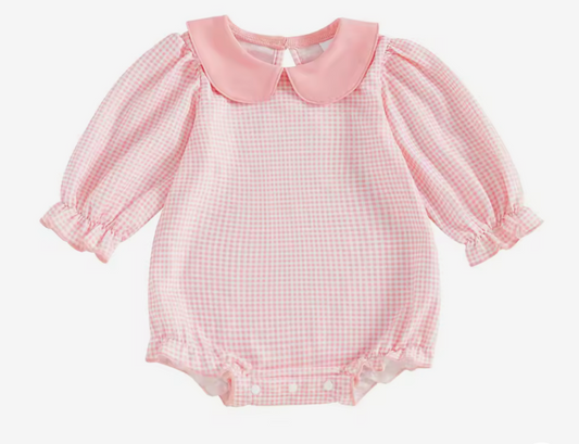 Gingham romper