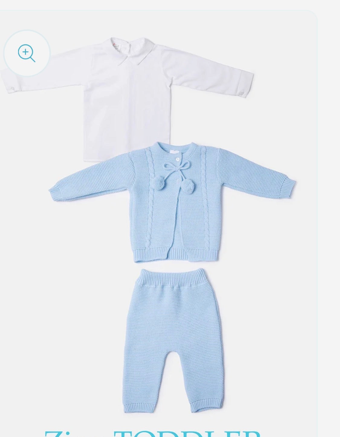 Blue Pom Pom set