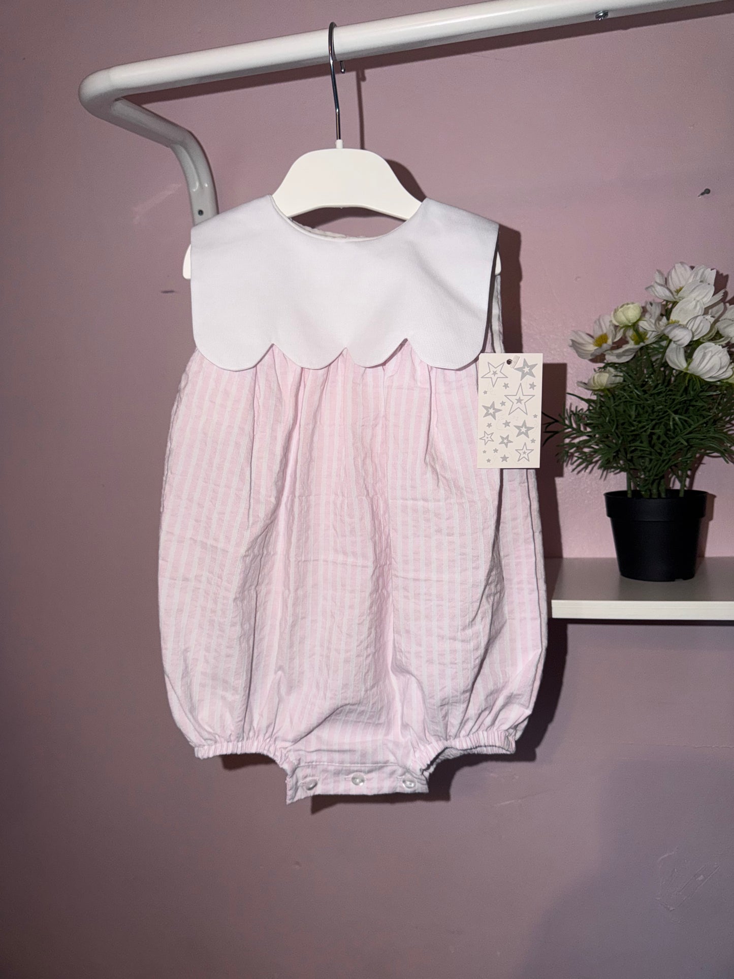 Scallop romper