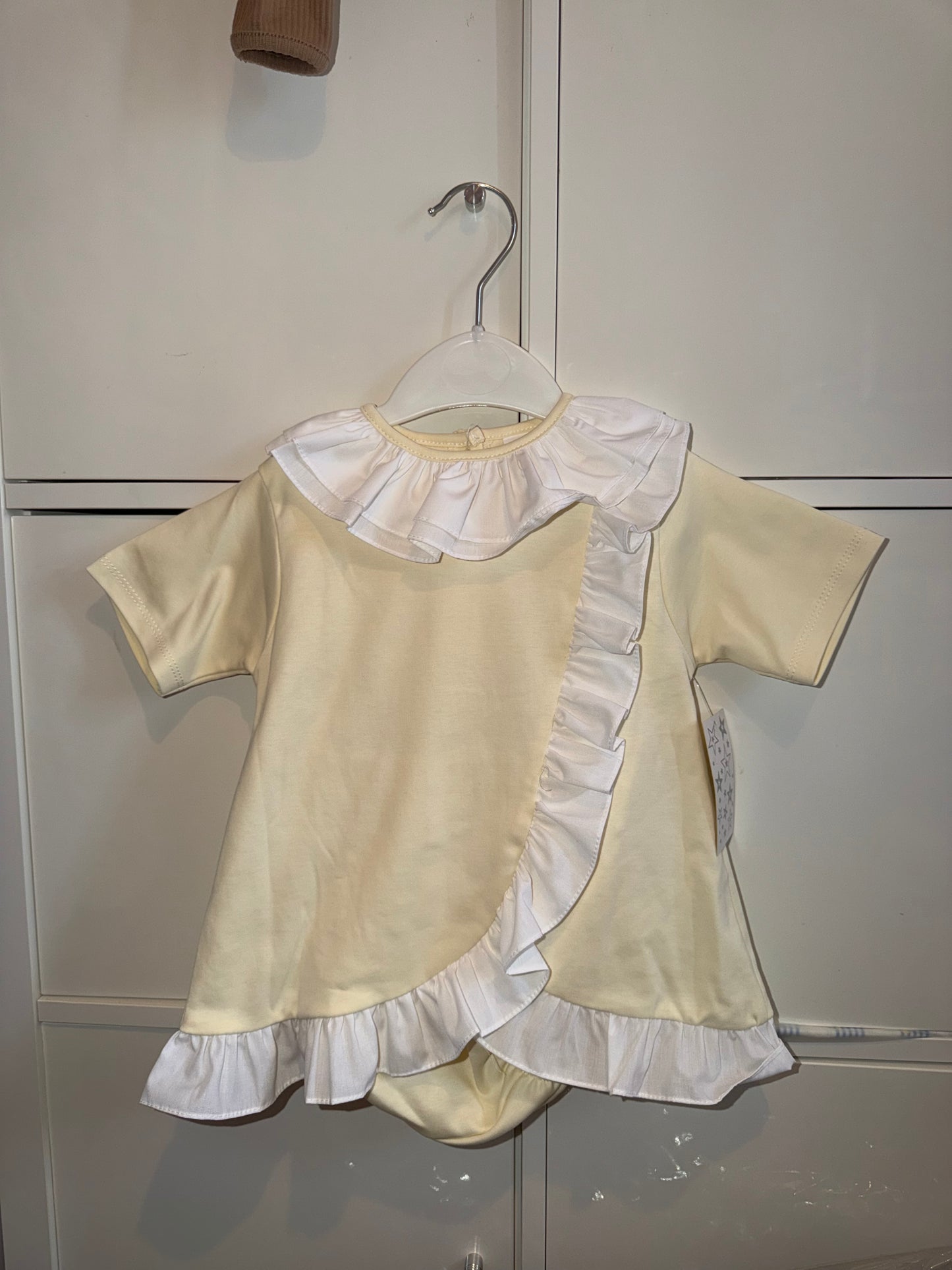 Lemon frill dress & Bloomers 🤍