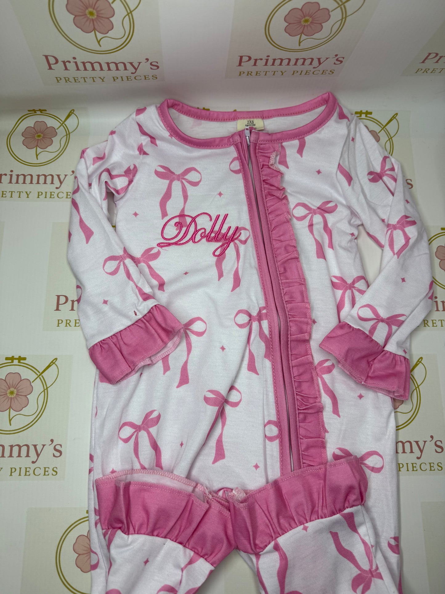 Bow sleepsuit