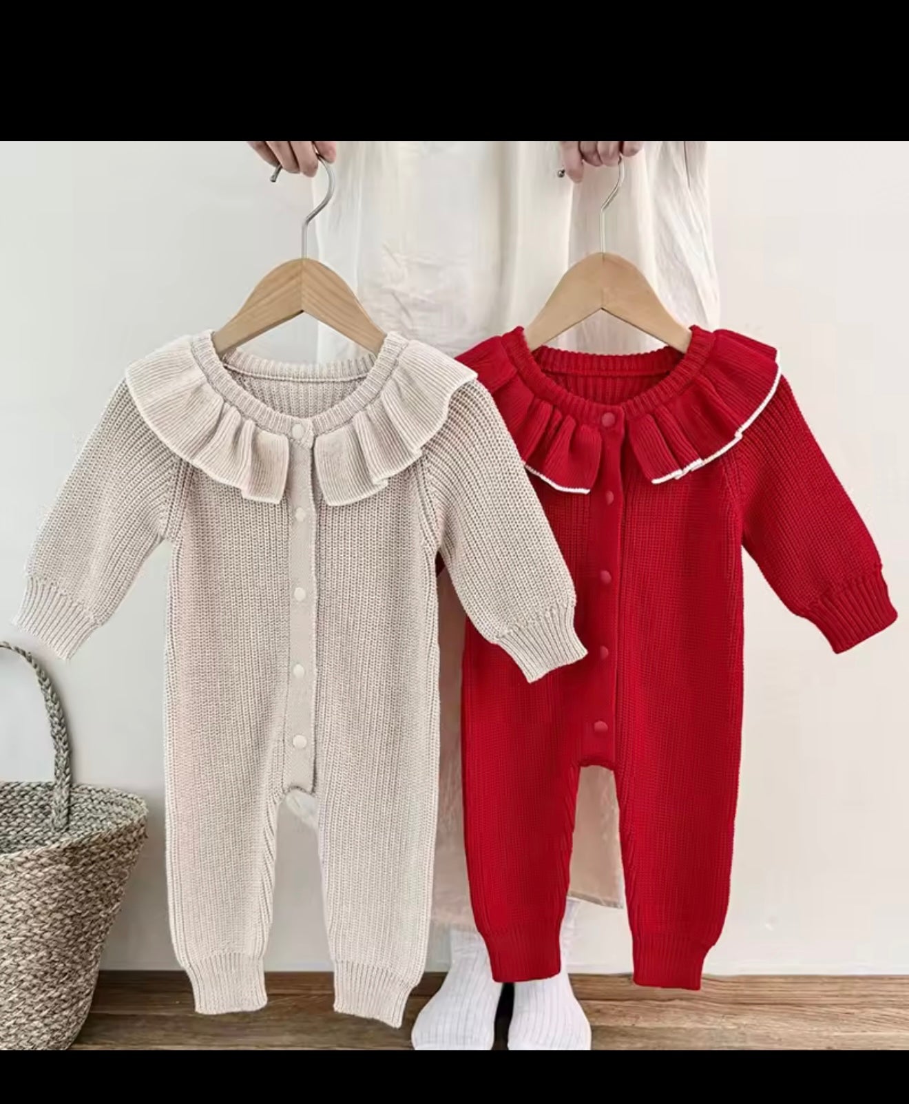 Frill neck jumpsuit