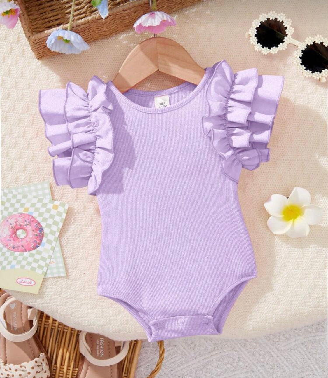 Frilly vest
