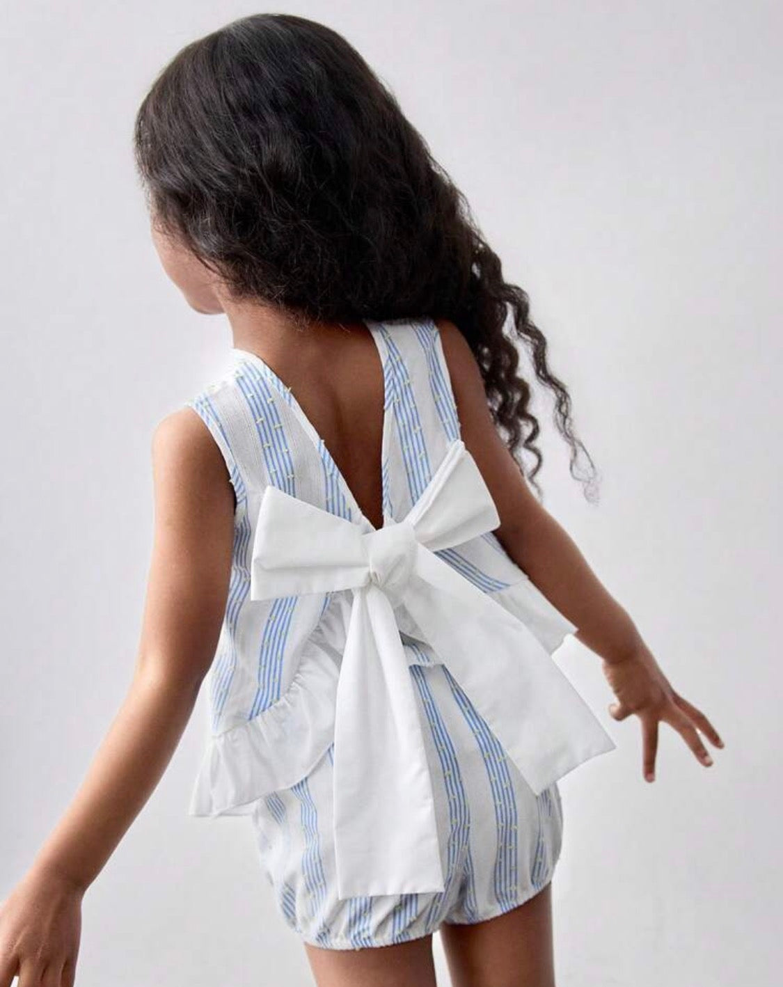 Open back dress with bow