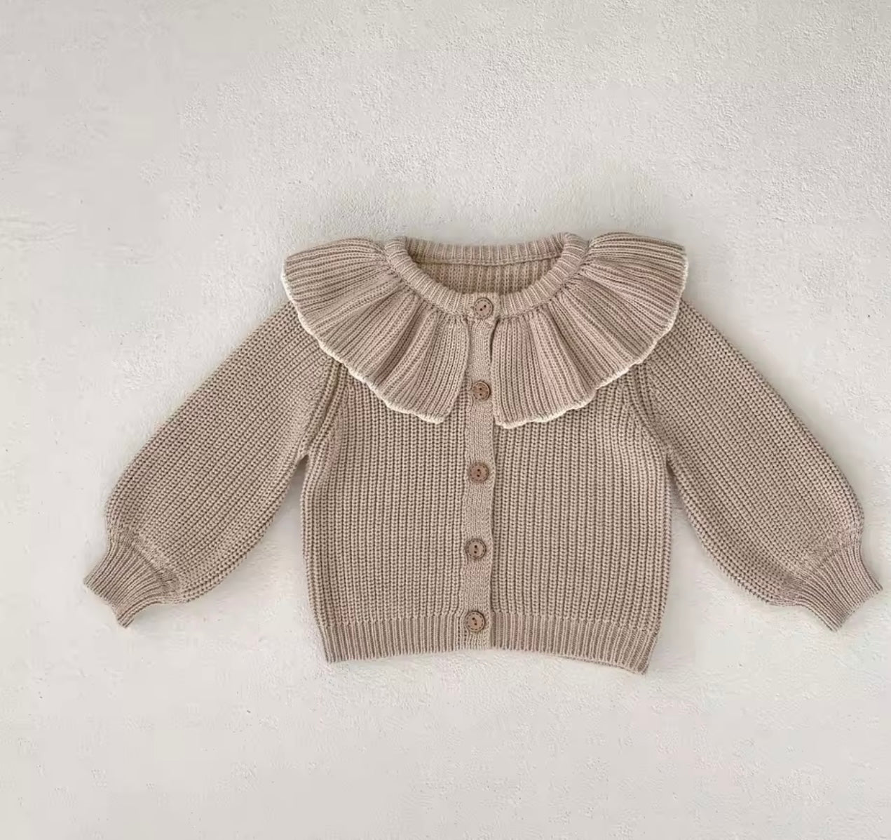 Frill cardigan