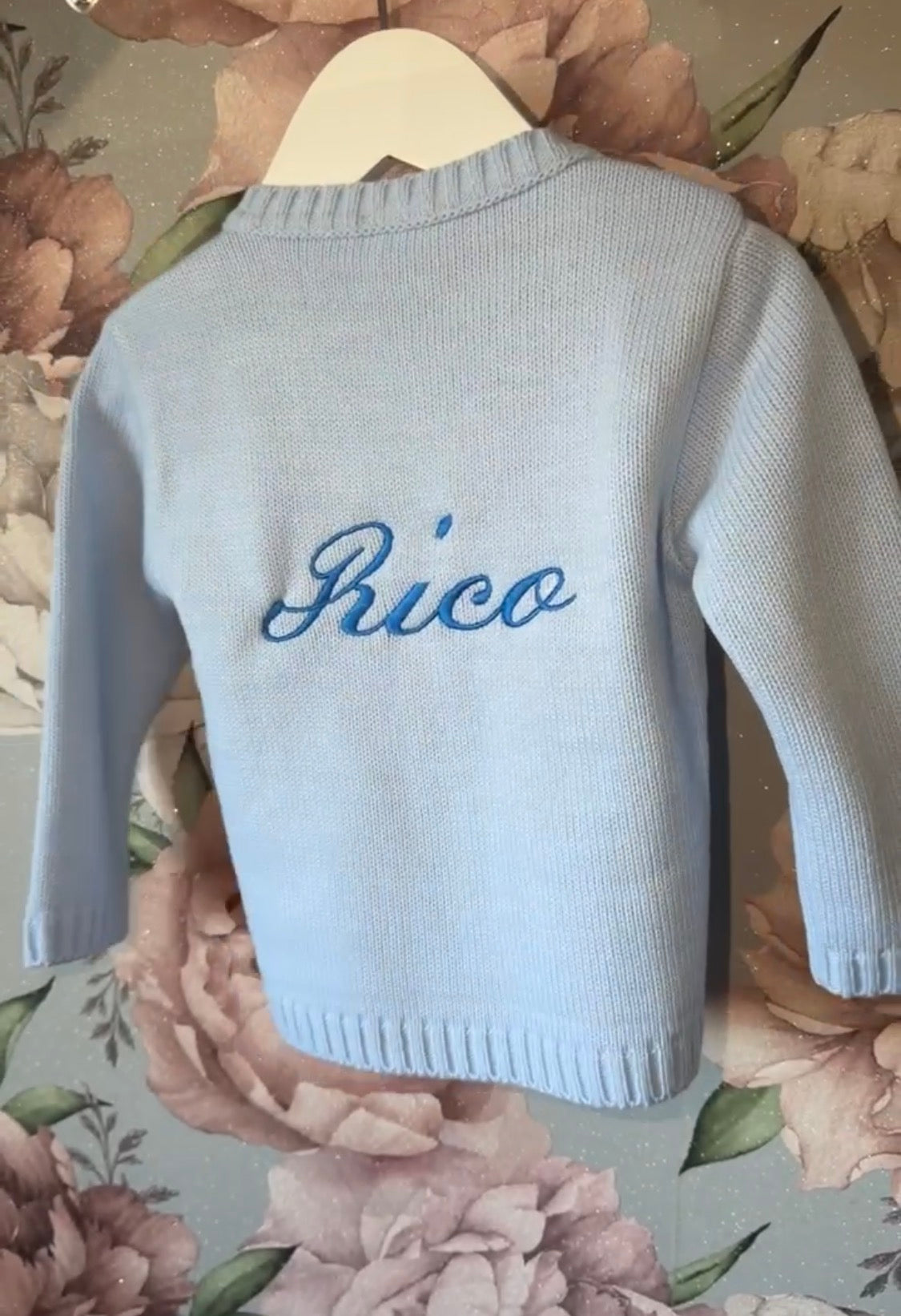 Blue boys cardigan