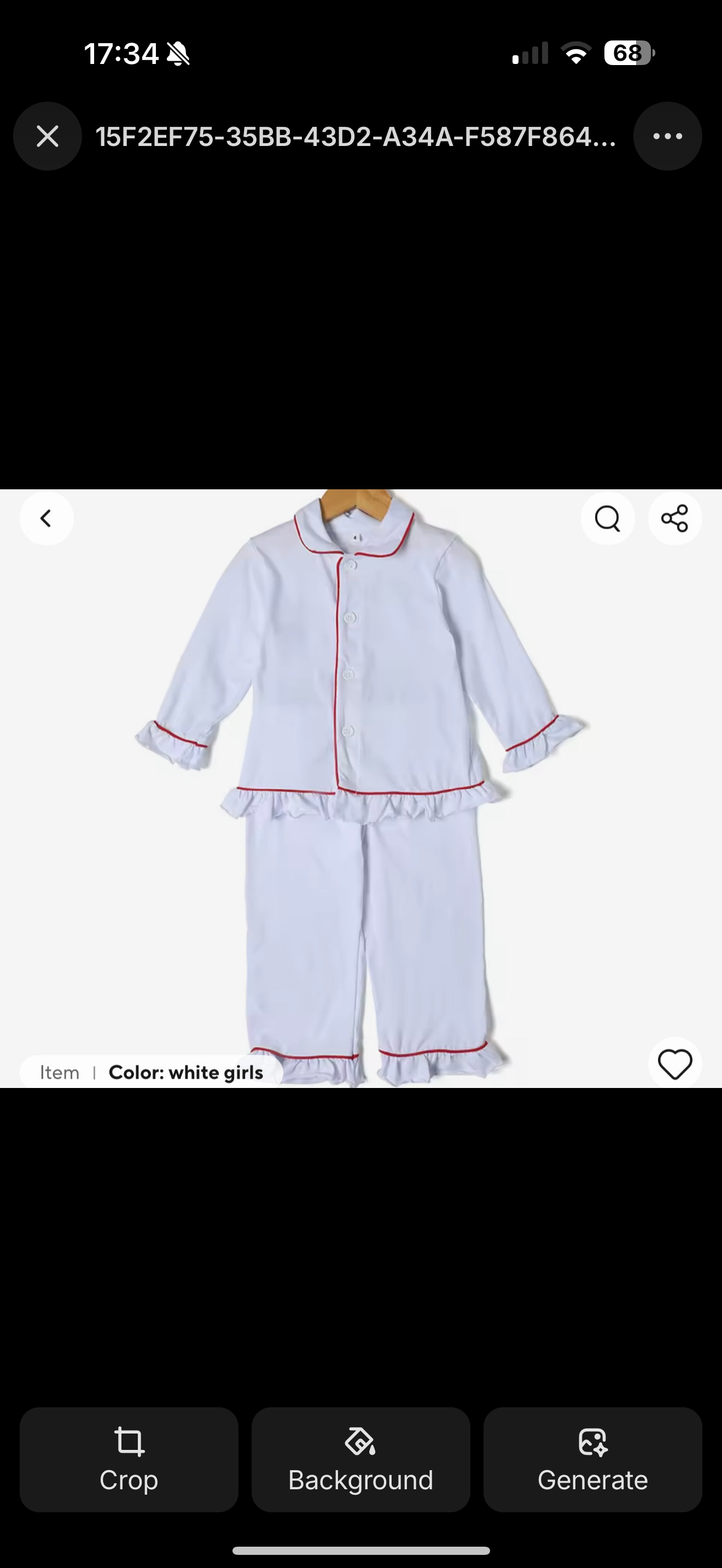 Christmas pjs red trim