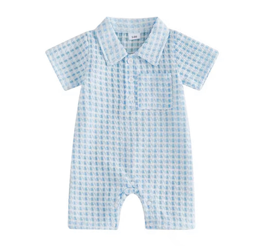 Blue romper boys
