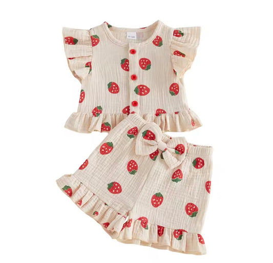 Strawb short sets