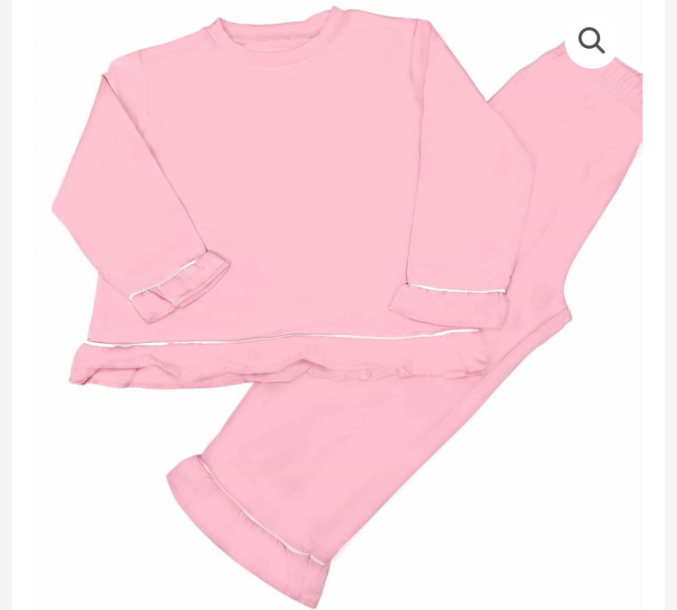 Frill trim pjs