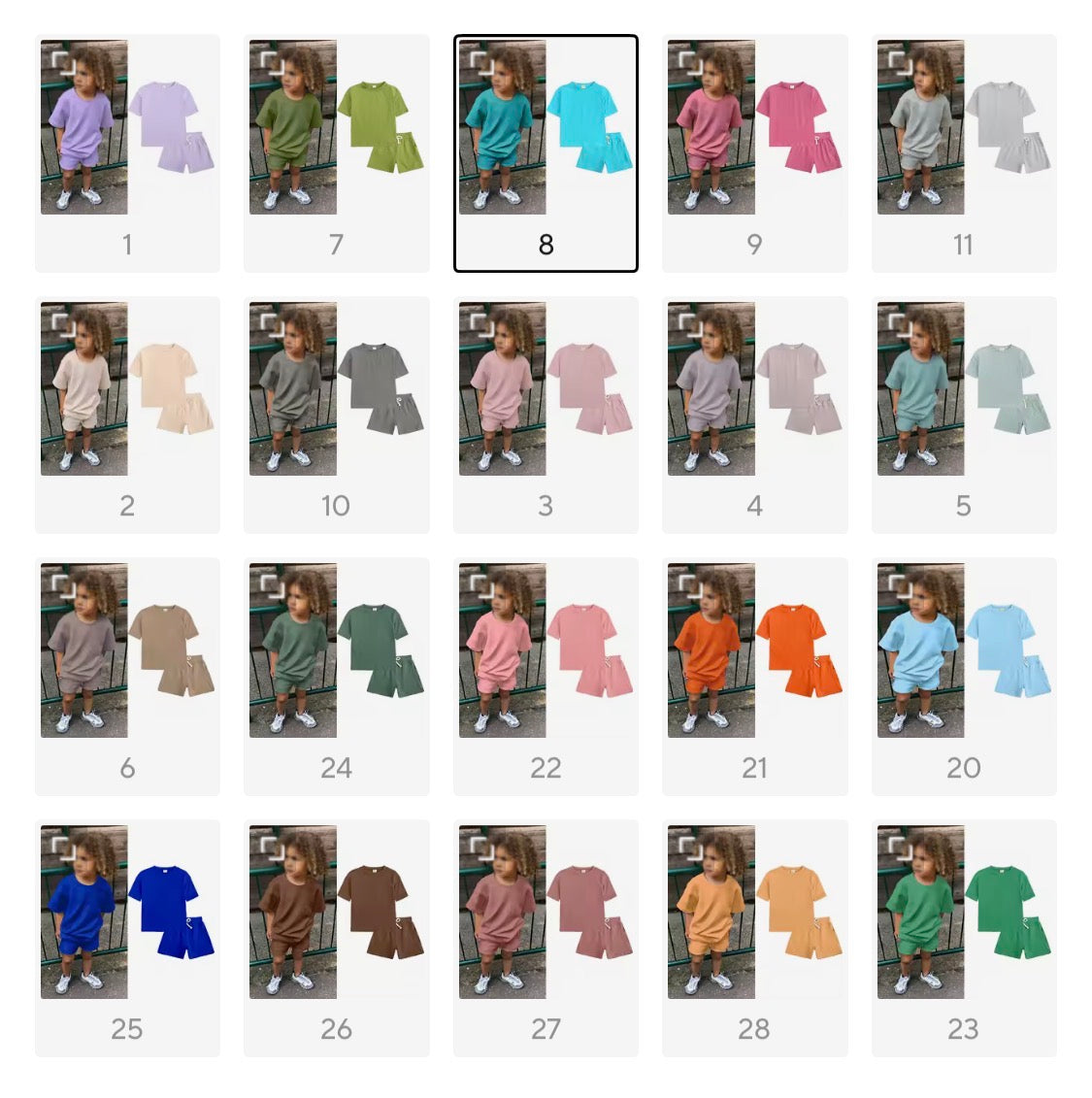 Boys short sets