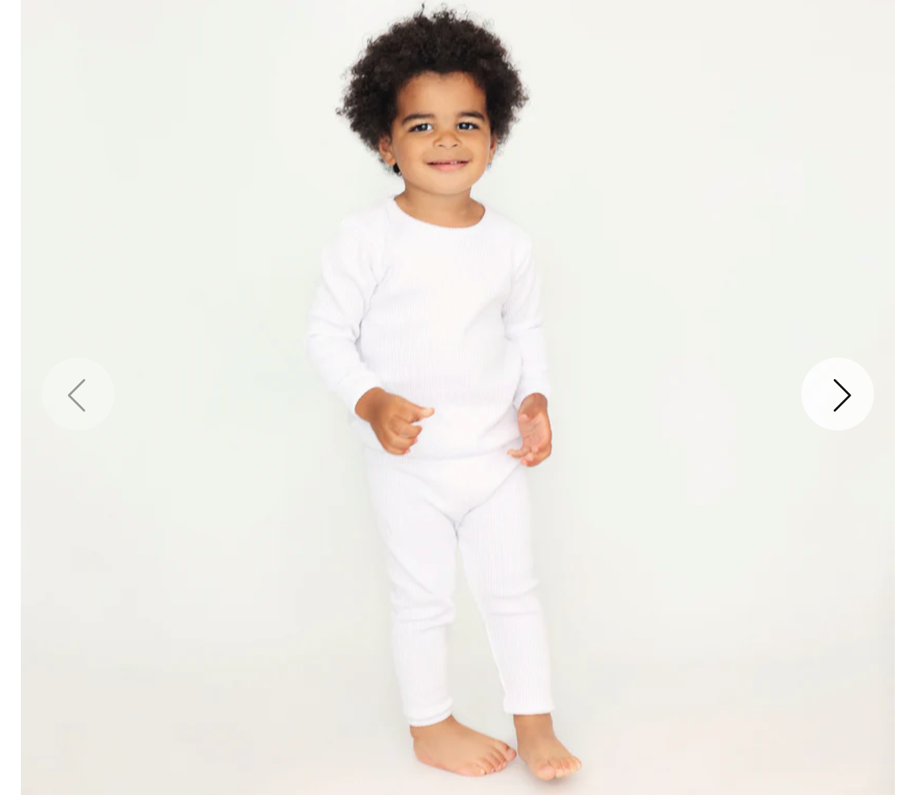 White ribbed lounge set