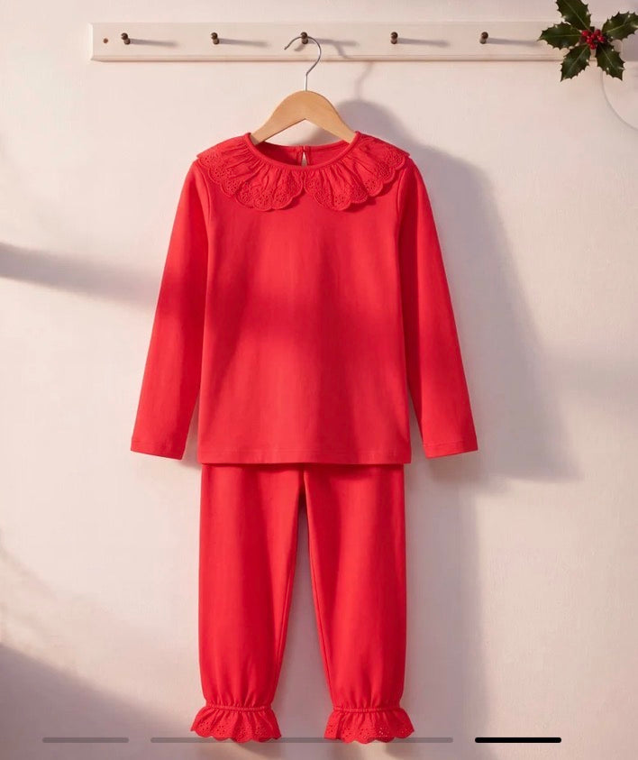 Red frill pjs