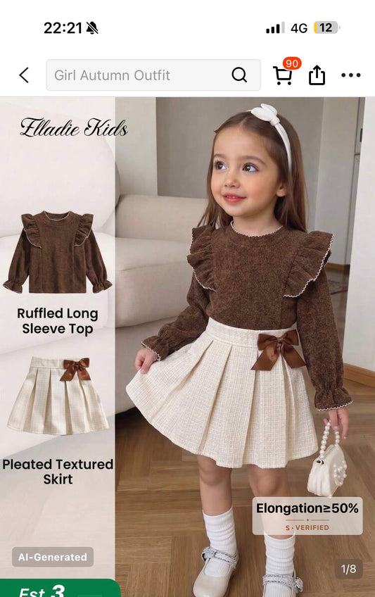 Skirt & top 🤍