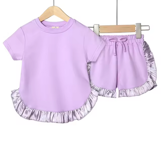 Girls ruffle sets