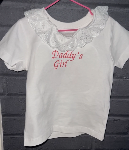 T shirt with lace