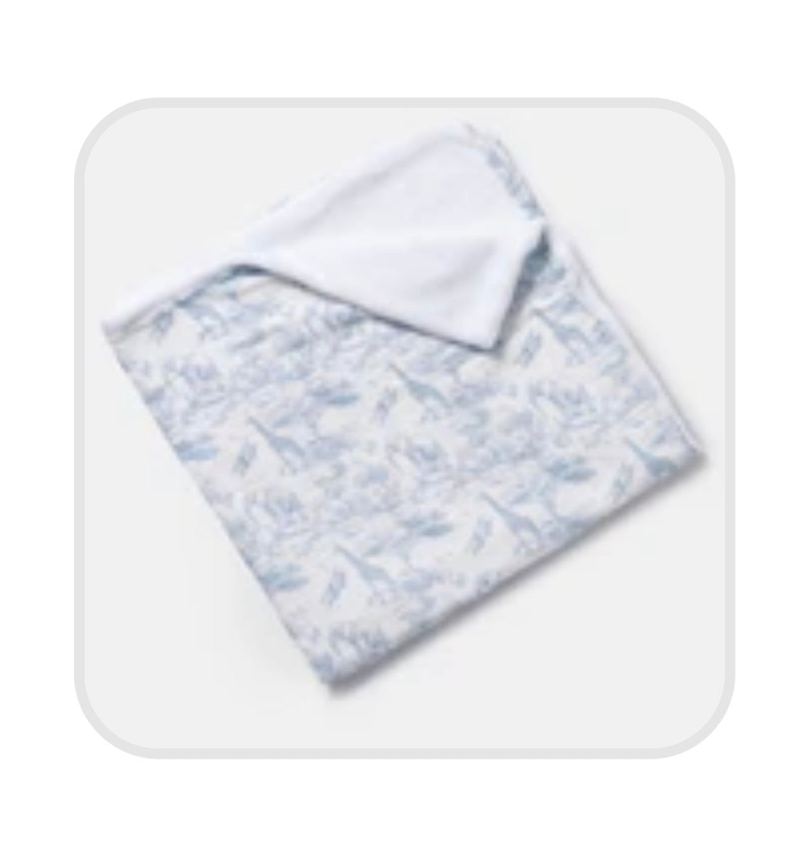 Blue safari blanket