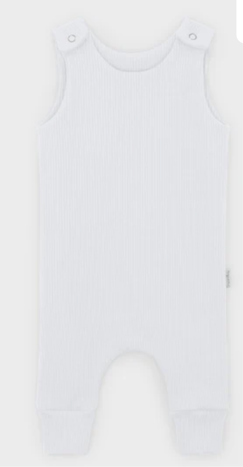 White dungarees