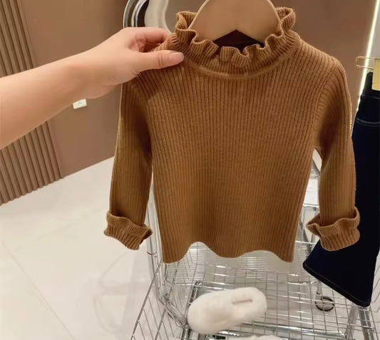Frill neck jumpers