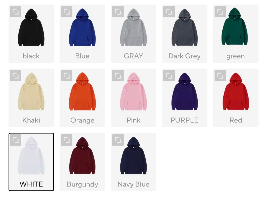 Adult hoodies