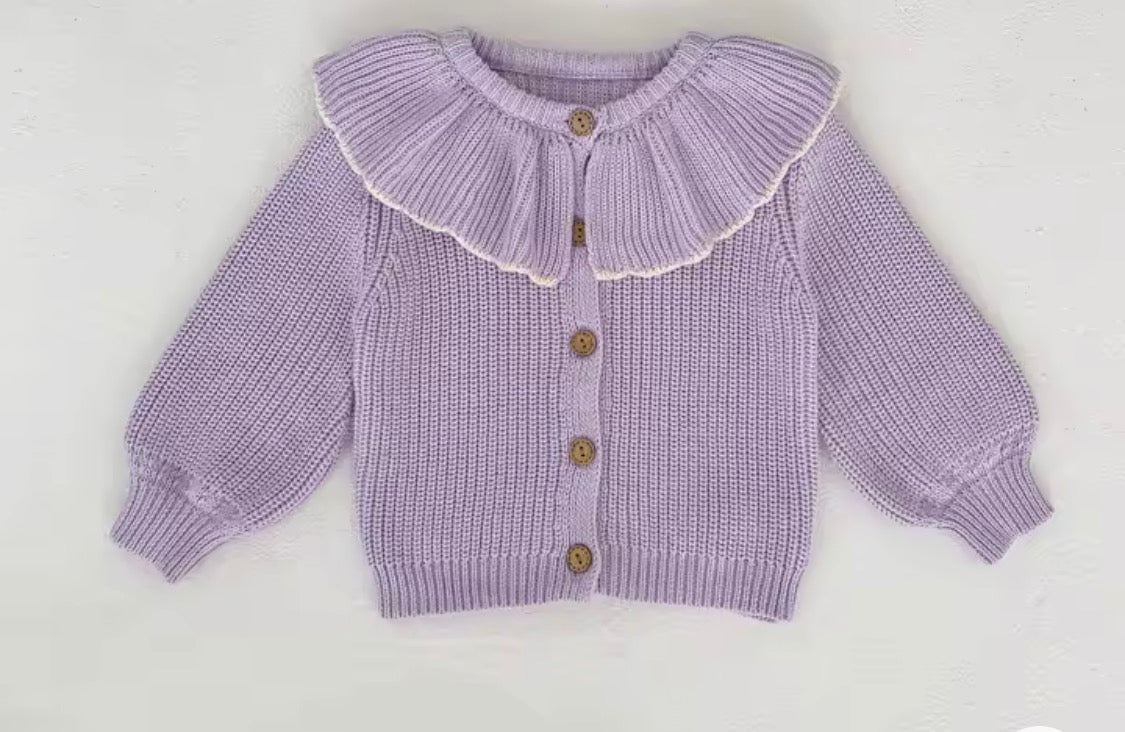 Frill cardigan