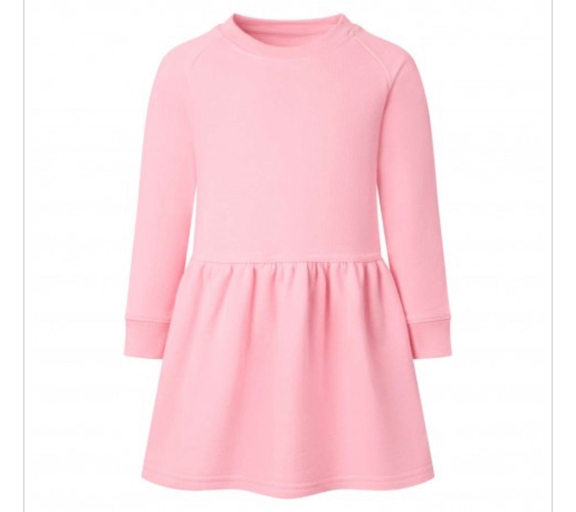 Pink winter dress