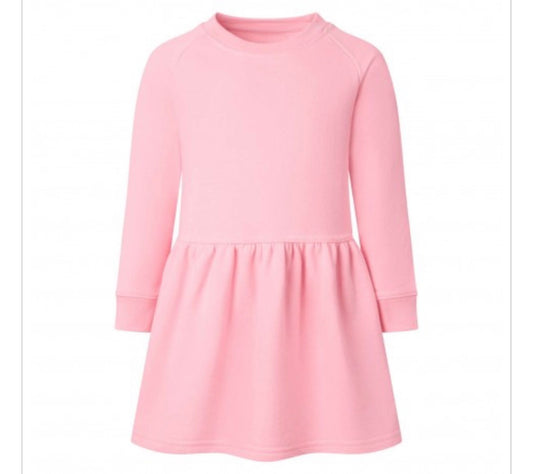 Pink winter dress