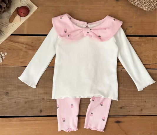 Baby girls strawberry set
