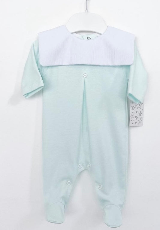 Mint baby grow
