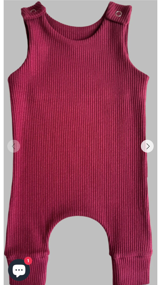 Red dungarees