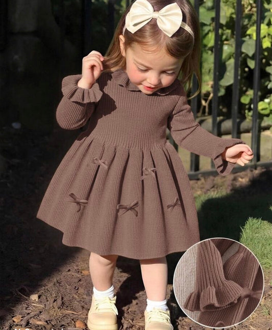 Bow latte dress 🤍