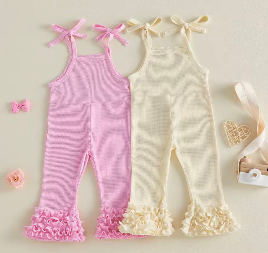 Jazzy jumpsuits with tee🤍