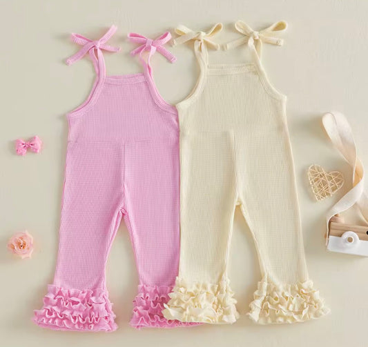 Jazzy jumpsuits with tee🤍