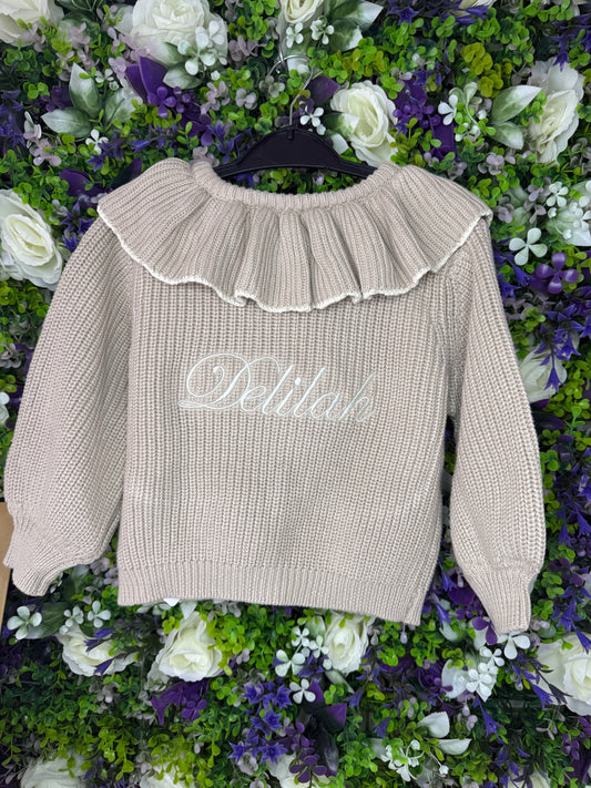 Frill cardigan