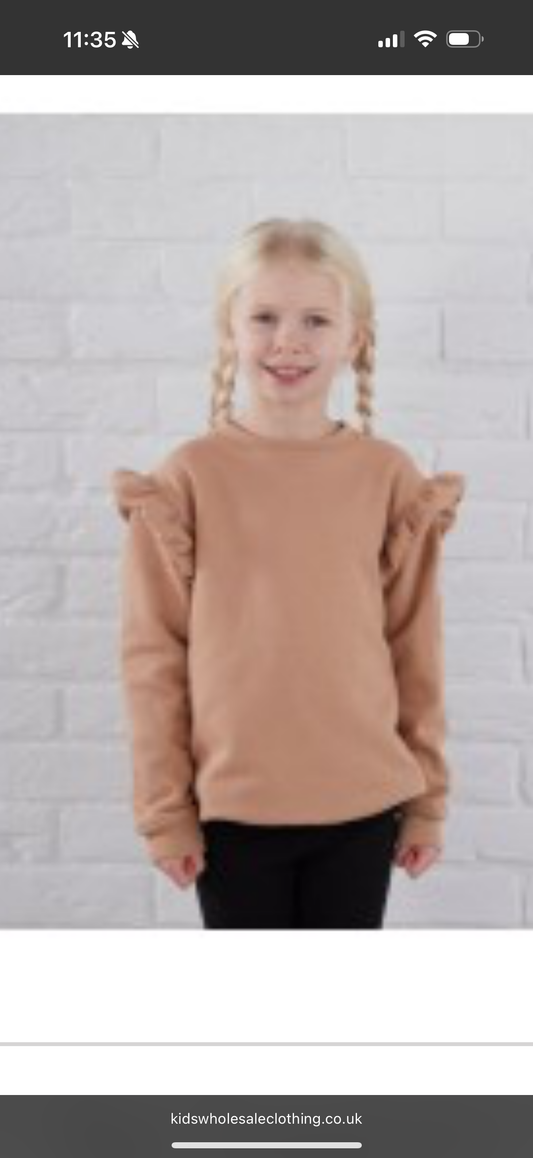 Frill jumper & flares set