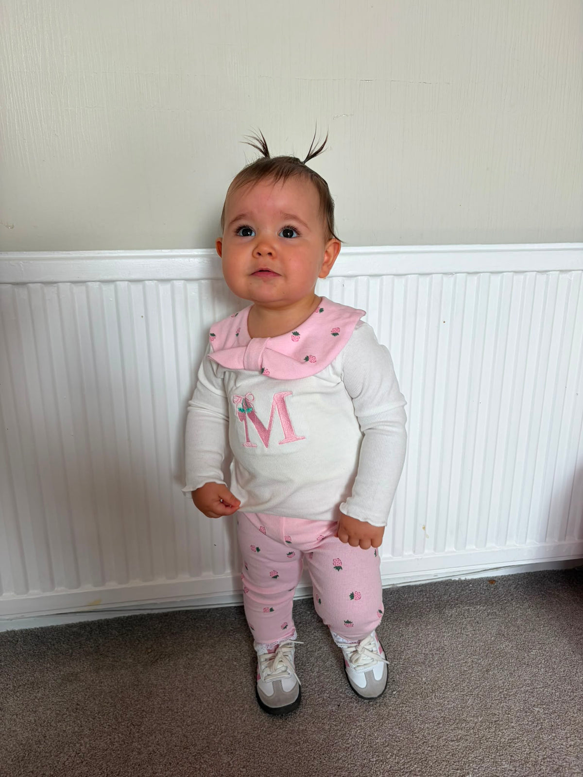 Baby girls strawberry set