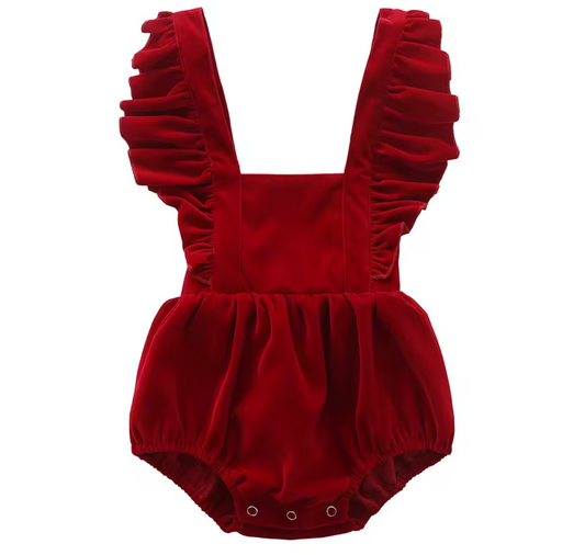 Red romper