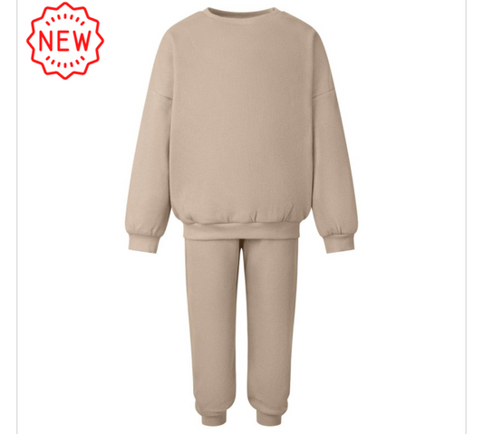 Waffle knit lounge wear
