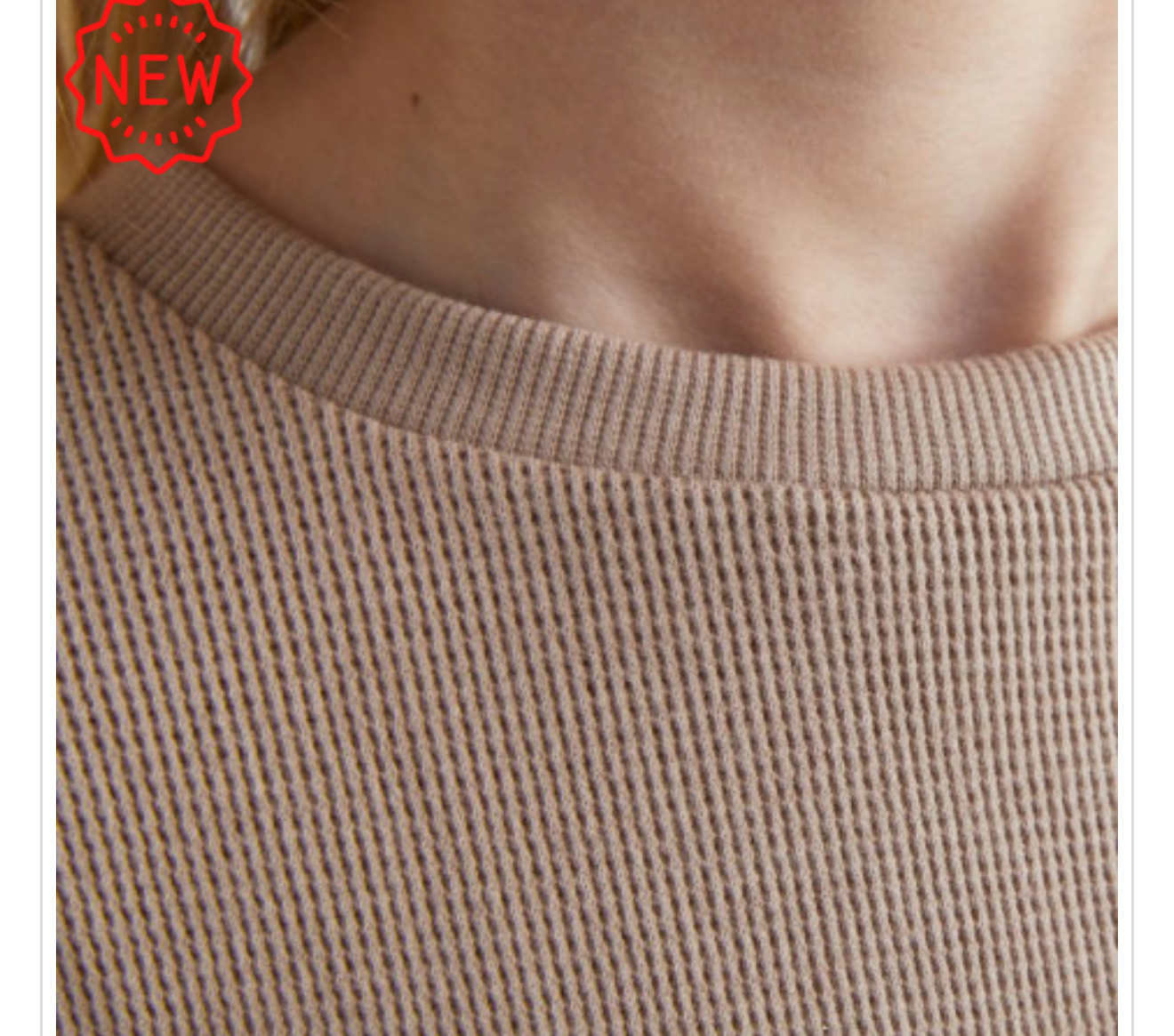 Waffle knit lounge wear