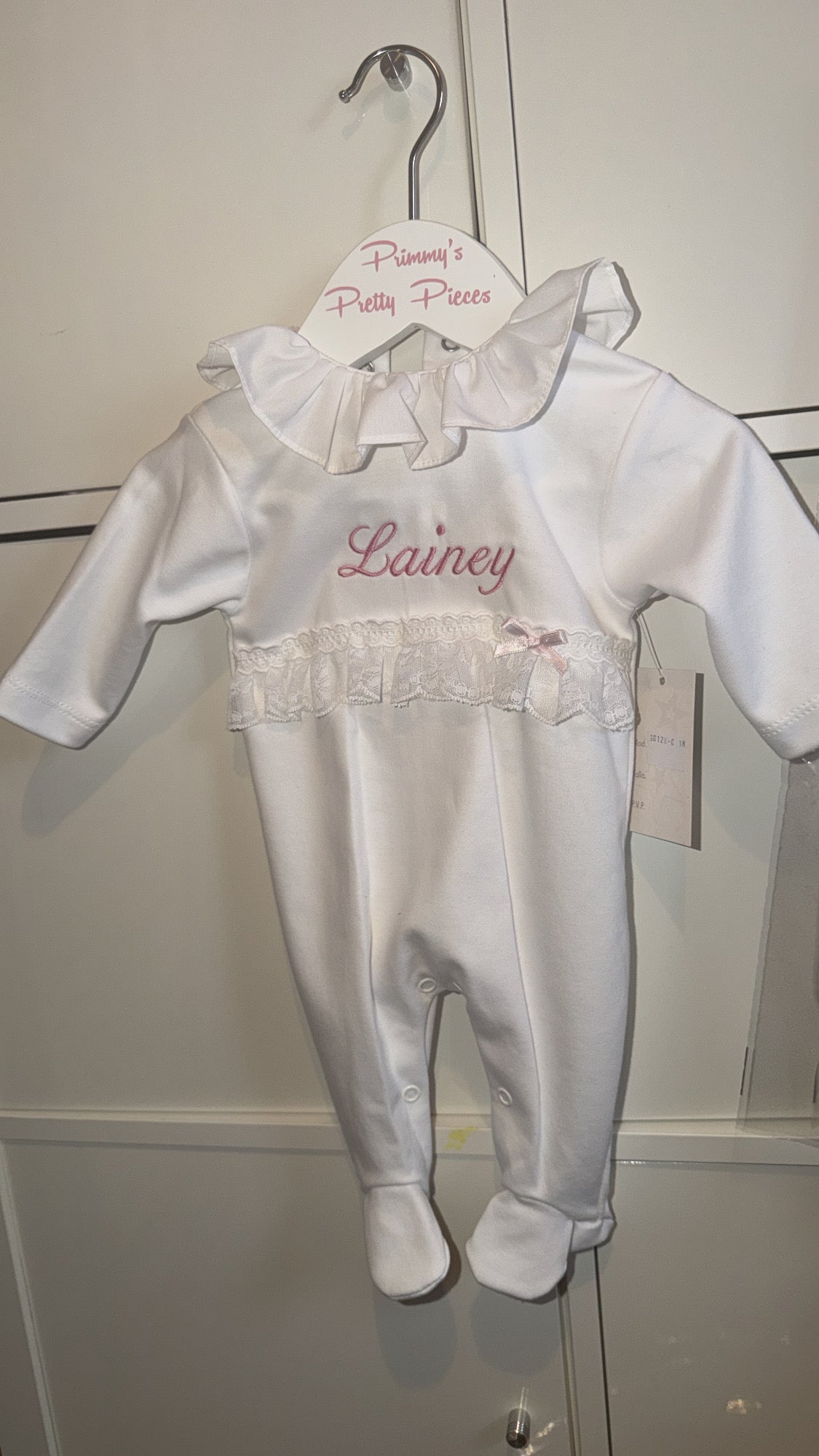 Lacey baby grow