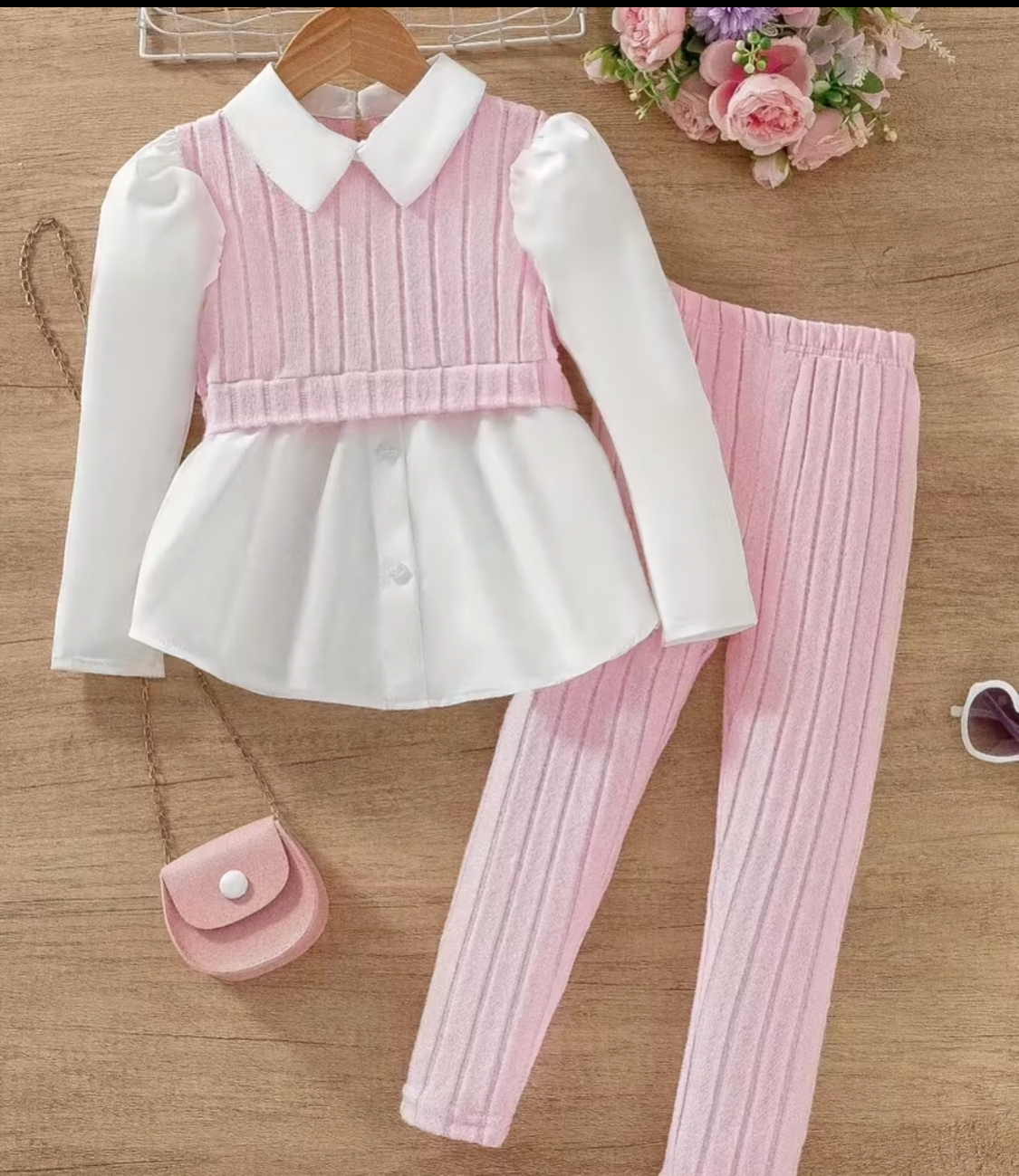 Pink legging set