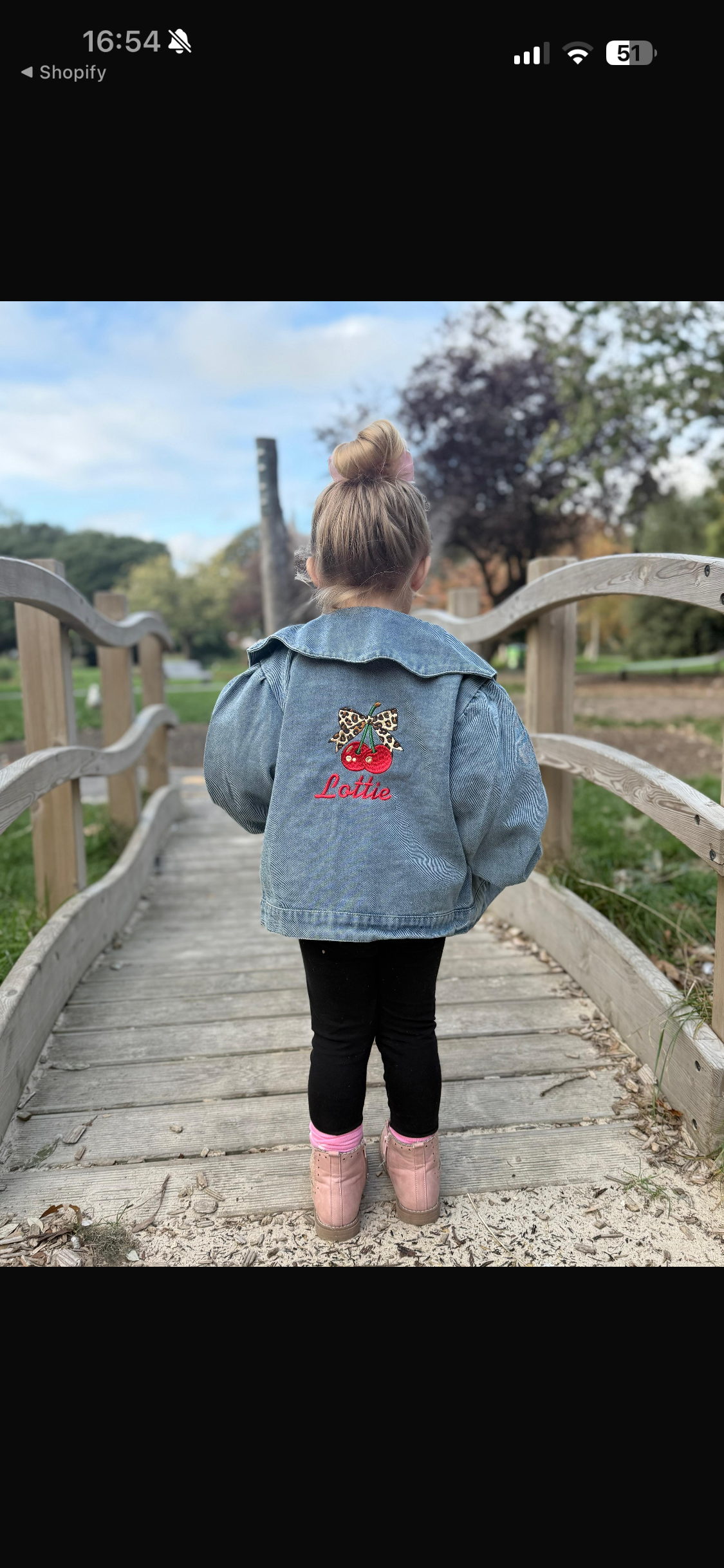 Girls denim jacket