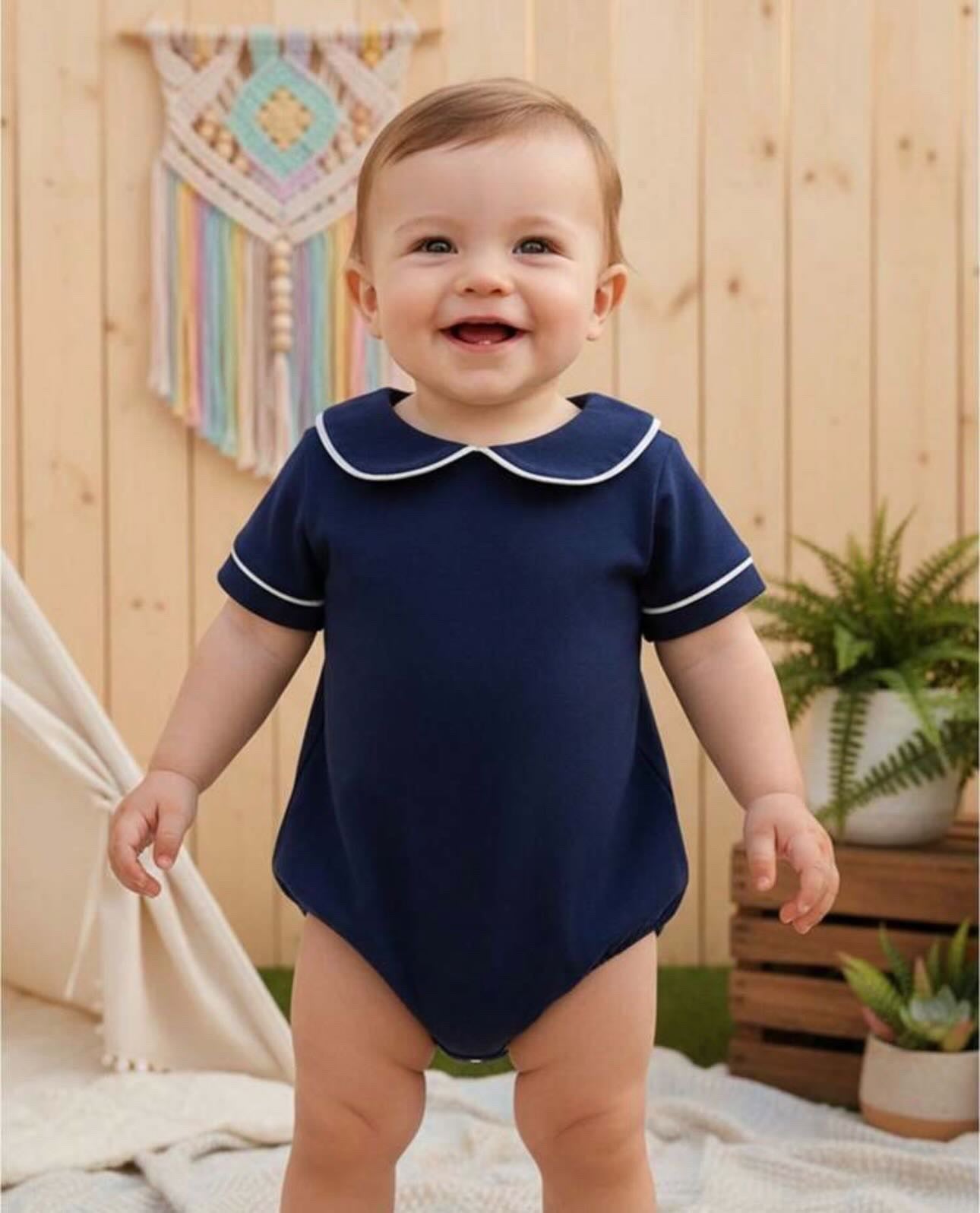 Navy romper